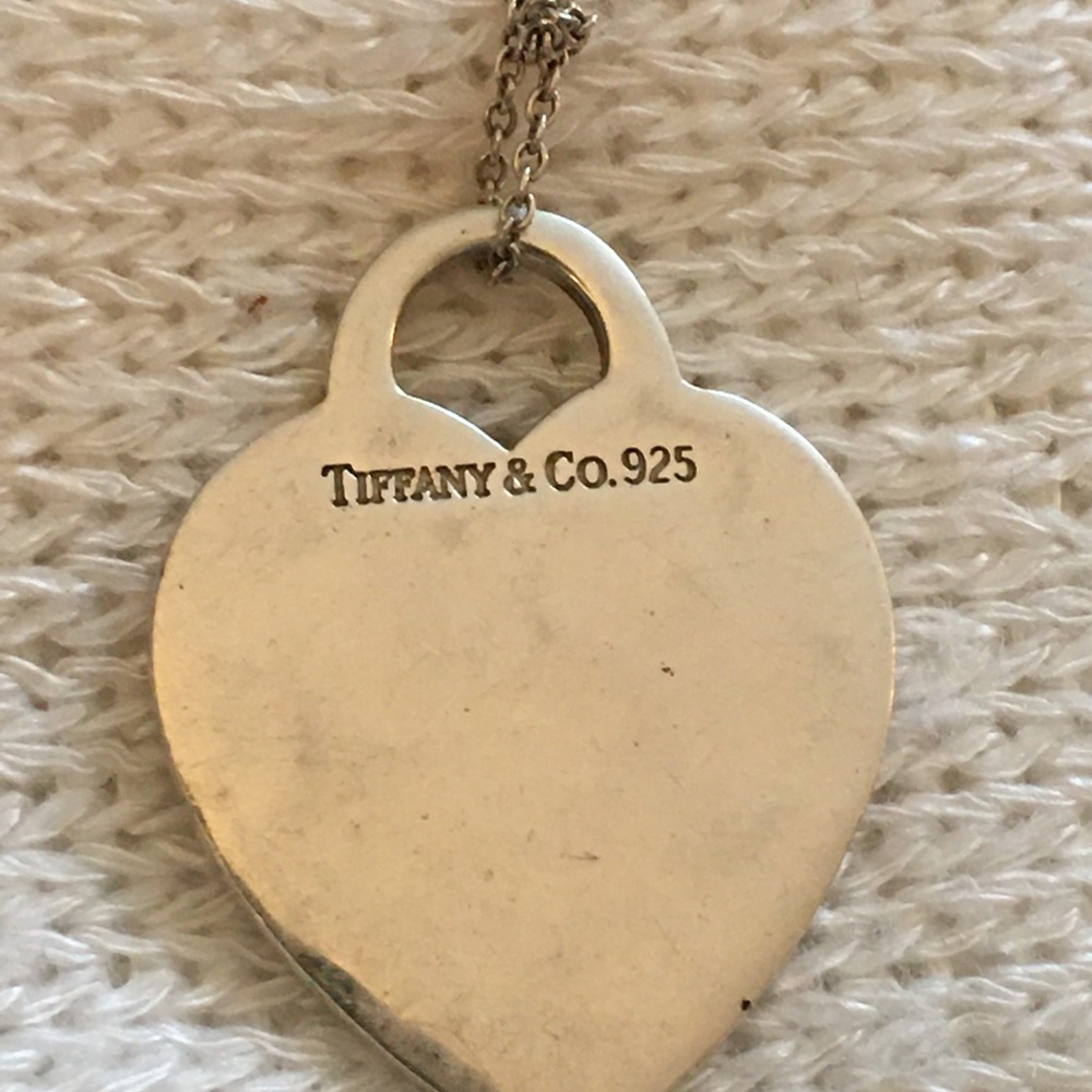 Authentic Tiffany Heart Tag Necklace - Picture 2 of 5